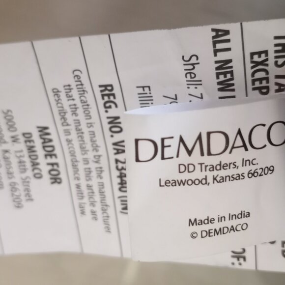 'DEMDACO' NWT 'YOUR JOURNEY' Pillow Indigo mixed media - Picture 11 of 16